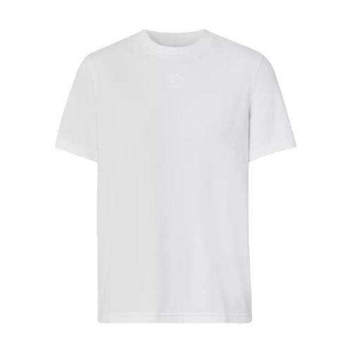  BURBERRY 22年秋冬 女士 专属标识刺绣图案棉质 T 恤衫 80419661 预定商品1-3周发货