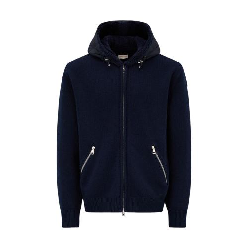  MONCLER蒙可蒙克莱 22年秋冬 男士 卫衣 Wool Zip-Up Hoodie H20919B00016M1115778