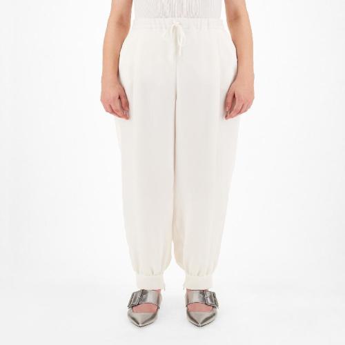 MaxMara/麦丝玛拉 女士白色时尚休闲裤 Curzio 001