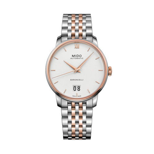 mido/美度 贝伦赛丽系列纪念日大日历全自动机械男士腕表40.00毫米 M027.426.22.018.00