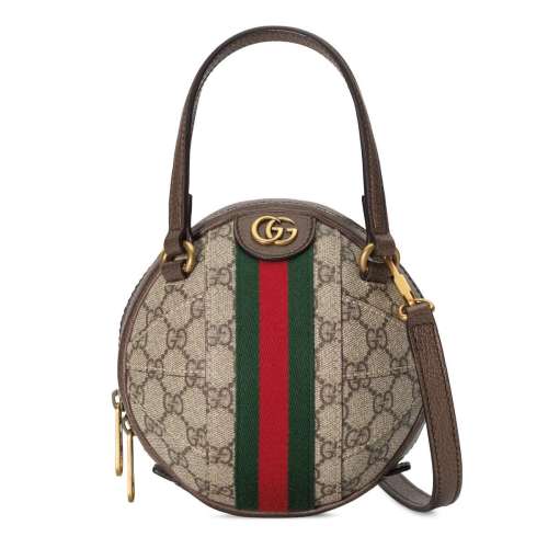 GUCCI/古驰 Ophidia 系列 GG 迷你单肩包 帆布 574794 96I3T