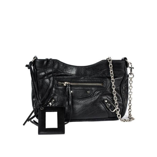 Balenciaga/巴黎世家 女士黑色小羊皮单肩包516260D94IN1000女包