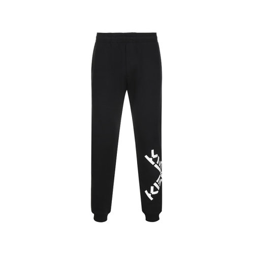 KENZO/高田贤三 男士休闲裤 男士KENZO SPORT系列棉质抽绳慢跑裤运动裤长裤 5PA717 4MS