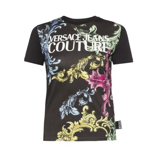  VERSACE JEANS COUTURE 女士印花棉质短袖T恤 B2HUB7M3 30288 899 PLFSX
