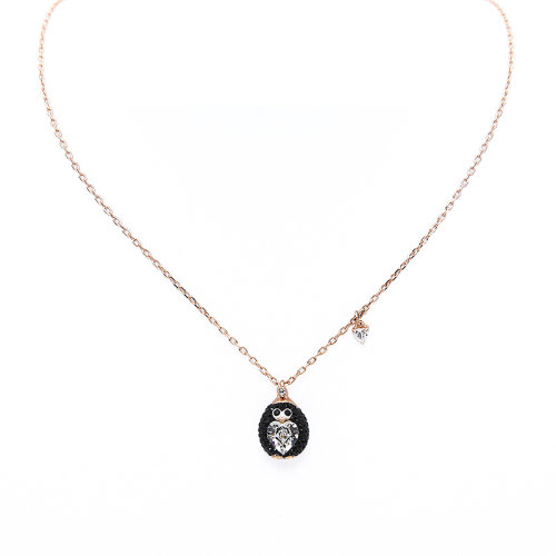 Swarovski/施华洛世奇  Little Penguin 女士黑色时尚首饰项链 5412367