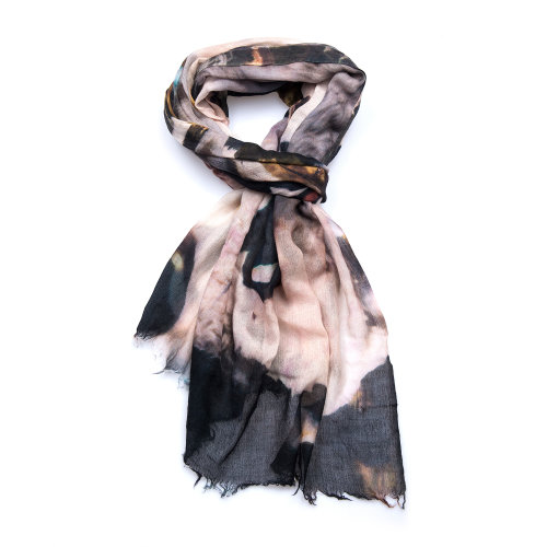 【DesignerAcc】SHOKAY/绣嘉限量款羊群艺术印染牦牛绒披肩长款两用轻薄披肩围巾