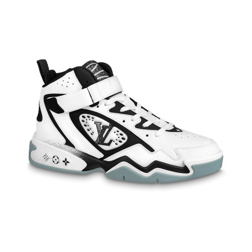 Louis Vuitton/路易威登 22年秋冬新款 LV TRAINER 2系列 男士白色牛皮革魔术贴鞋带运动鞋1AAH94