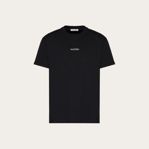  VALENTINO华伦天奴 22年秋冬 男士 短袖T恤 T-SHIRT IMPRIMé VALENTINO XV3MG10V7380NI 预定商品1-3周发货