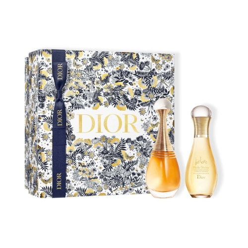 DIOR/迪奥2021圣诞限量真我香水套装2件套 浓香水50ml+护理油75ml