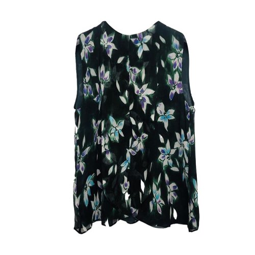 Emporio Armani/安普里奥阿玛尼 绿色碎花女士T恤