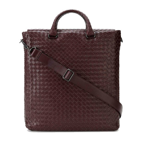 Bottega Veneta/葆蝶家 宝缇嘉 男士 牛皮编织手提包公文包单肩包斜挎包 354421VQ1315023 HJH0015X