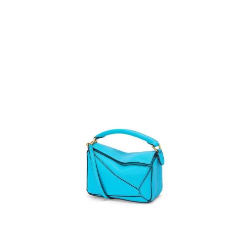  LOEWE罗意威 22年秋冬 女士 单肩包 Mini Puzzle bag in soft grained calfskin A510U95X37-56