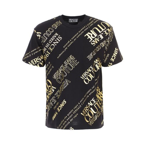  VERSACE JEANS COUTURE 男士印花棉质短袖T恤 71GAHT28 CJ00T G89 PLFSX