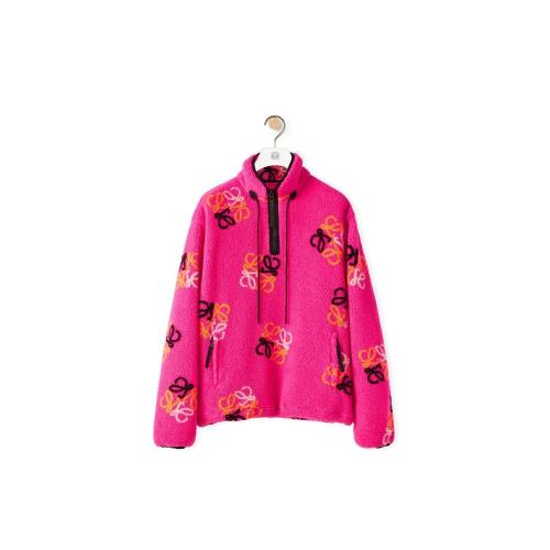  LOEWE罗意威 22年秋冬 男士 卫衣 Pullover in Anagram jacquard fleece H526Y24J20-7550