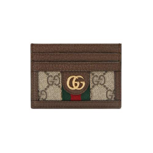  GUCCI古驰 22年秋冬 女士 Ophidia系列GG卡片夹 523159 96IWG 8745