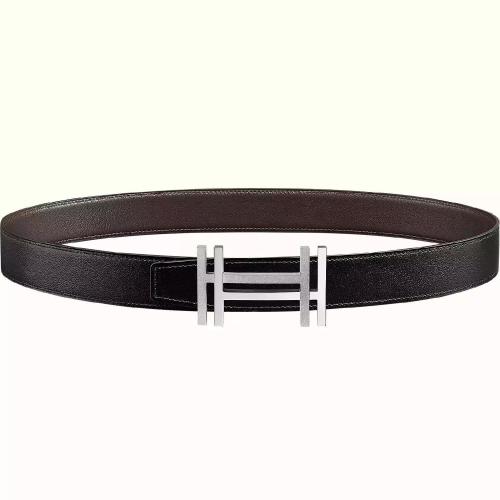  HERMES爱马仕 22年秋冬 男士 腰带 Boucle de ceinture H au Carre %26 Cuir de ceinture revers