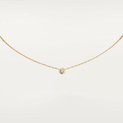  CARTIER 22年秋冬 女士 项链 Cartier d'Amour 项链，大号款 18K黄金