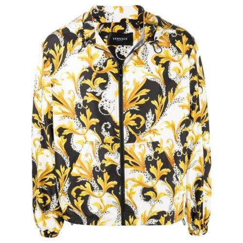  VERSACE/范思哲 男士黑色涤纶夹克 A82747A235729 A7027 PLFSX