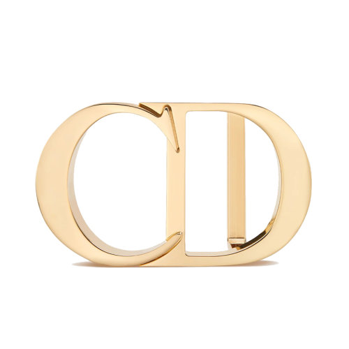 DIOR/迪奥 男士CD标志黄铜镀金35mm皮带扣4912ORMET_H00K