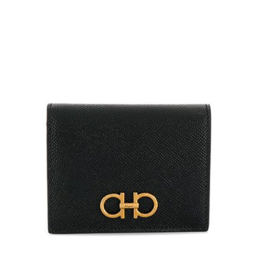 Salvatore Ferragamo/菲拉格慕 女士 女包 黑色皮革时尚卡包钱包 22D780 726512