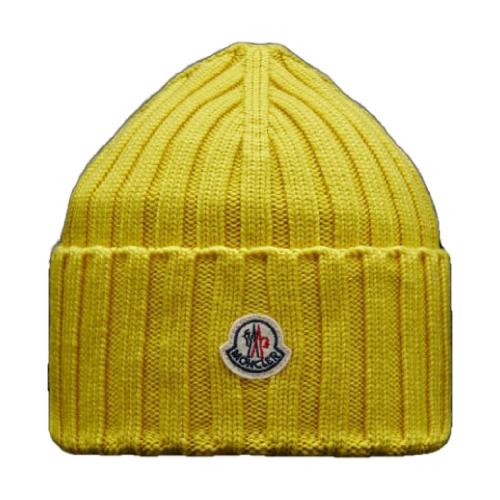  MONCLER蒙可蒙克莱 22年秋冬 女士 帽子 罗纹针织羊毛便帽 H20933B00037A9327109