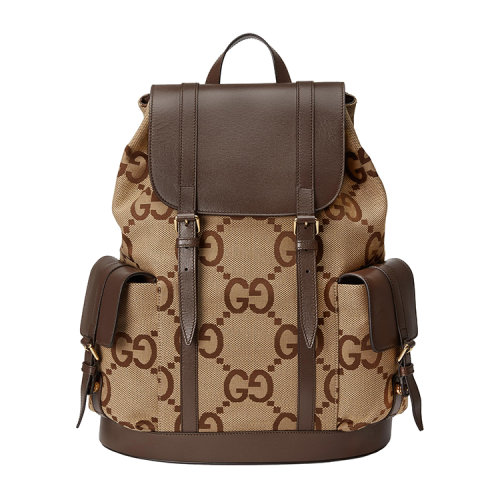 GUCCI/古驰 饰超级双G图案背包饰超级双G图案背包帆布/配皮678829UKMEG