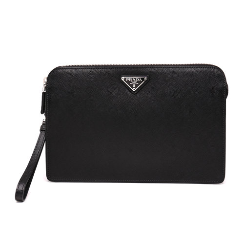 PRADA/普拉达21新款男士手拿包牛皮革2VF0569Z2F0