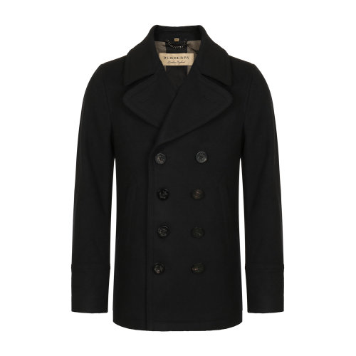 羊毛绒大衣 BURBERRY/博柏利 服装 巴宝莉 男士外套 博柏利大衣 双排扣 外套 风衣 男装 男士大衣