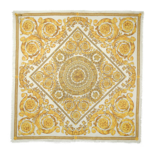 VERSACE/范思哲 时尚印花女士方围巾10015991A01300