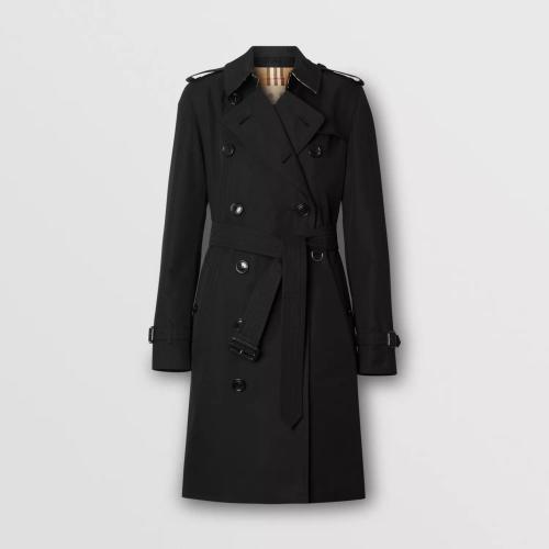  BURBERRY 22年秋冬 女士 肯辛顿版型 – 中长款 Heritage Trench 风衣 80457831