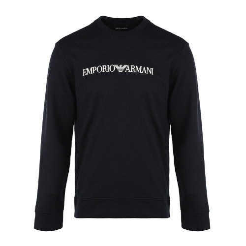 Emporio Armani/安普里奥阿玛尼21新品字母徽标男卫衣男士套头卫衣8N1MR61JRIZF