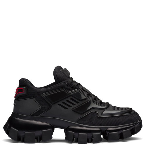 PRADA/普拉达  Cloudbust Thunder系列 女士黑色织物和橡胶运动鞋1E819L_3KR2_F0002_F_050