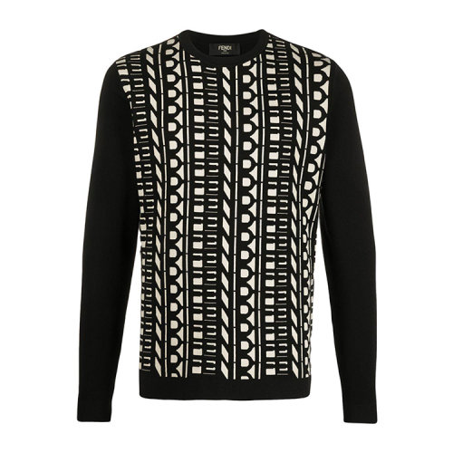 FENDI/芬迪 20年秋冬 服装百搭 男性 黑色 男士针织衫/毛衣 FZY072#ABDD#F19OS