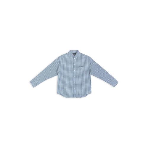  BALENCIAGA巴黎世家 22年秋冬 男士 长袖T恤 LARGE FIT SHIRT 690340TMM373768