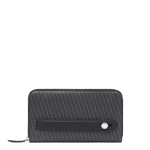 FENDI/芬迪  20  男士黑色FF印花小牛皮长款钱包7M0275AGLPF0L6B