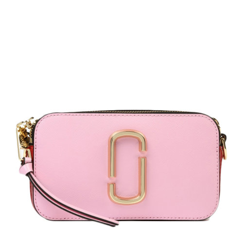 Marc Jacobs/马克雅各布斯 SNAPSHOT系列女士拼色牛皮经典金属徽标装饰拉链开合单肩包斜挎包相机包女包 M0012007 多色可选