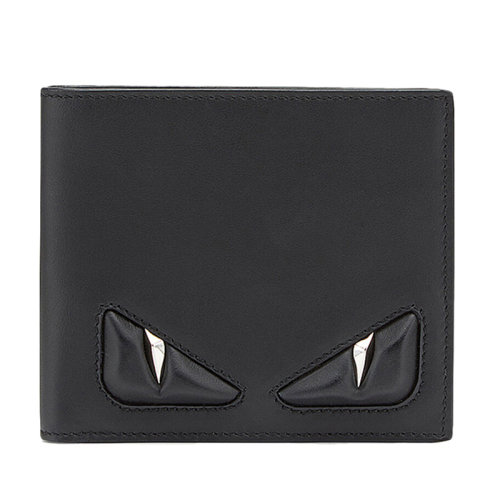 FENDI/芬迪黑色皮质男女通用钱包7M0169 5WF F06   bi
