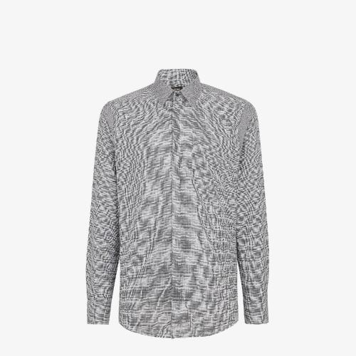  FENDI芬迪 22年秋冬 男士 长袖衬衫 Shirt FS1041AKEBF0W90