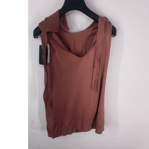 Emporio Armani/安普里奥阿玛尼豆沙色女士无袖针织衫 上衣