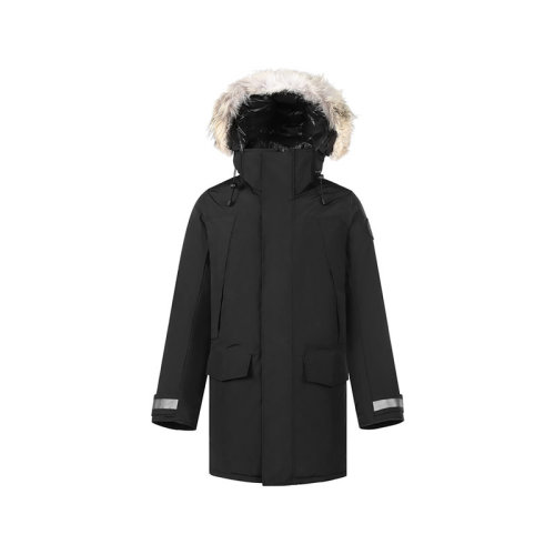 CANADA GOOSE/加拿大鹅 男士羽绒服 男士聚酯纤维/混纺SHERRIDON派克大衣鸭绒连帽羽绒服外套 2073MB