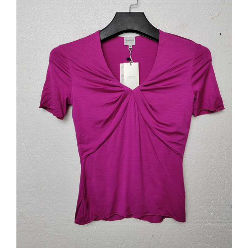 ARMANI COLLEZIONI/阿玛尼卡尔兹 紫粉色女士短袖 NMM52J NM85J 855