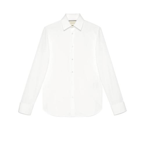 GUCCI古驰 22年秋冬 男士 棉布府绸衬衫 535172 21131 9000