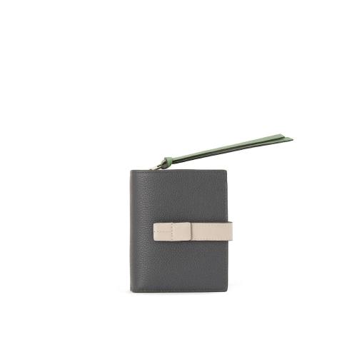  LOEWE罗意威 22年秋冬 女士 卡包 Compact zip wallet in soft grained calfskin C660Z41X01-1 预定商品1-3周发货