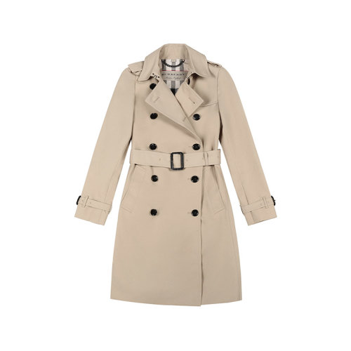 BURBERRY/博柏利 女士风衣 女款聚酯纤维长款风衣外套 80089761