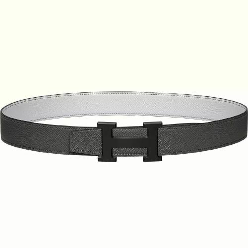  HERMES爱马仕 22年秋冬 男士 腰带 Boucle de ceinture H %26a; Cuir de ceinture reversible 32