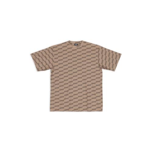  BALENCIAGA巴黎世家 22年秋冬 男士 短袖T恤 BB MONOGRAM泳装T恤 6570274B7B99764