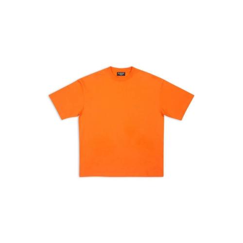  BALENCIAGA巴黎世家 22年秋冬 男士 短袖T恤 Mens Bb Corp T-shirt Medium Fit  in Orange 612