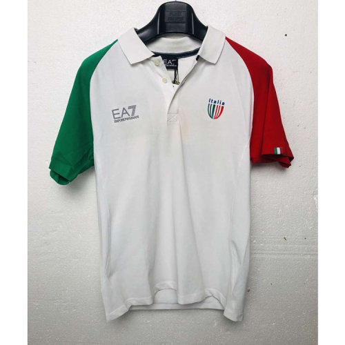 Emporio Armani/安普里奥阿玛尼/拼色男士短POLO（瑕疵折扣）