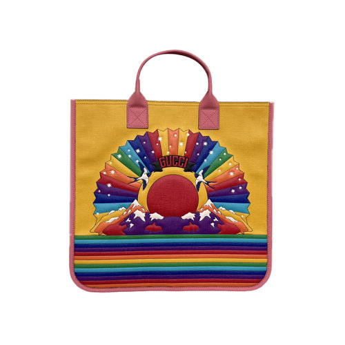 Gucci 古驰 彩虹日出海燕 儿童tote包