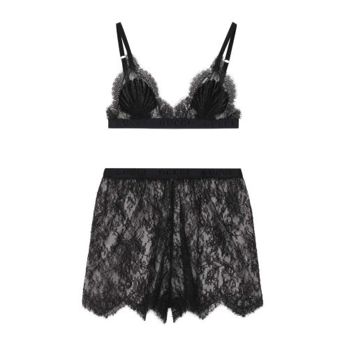  GUCCI古驰 22年秋冬 女士 花朵蕾丝内衣套装 599608 XUAA4 1000